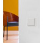 LS 990 1 gang switch Matt white plastic (2)