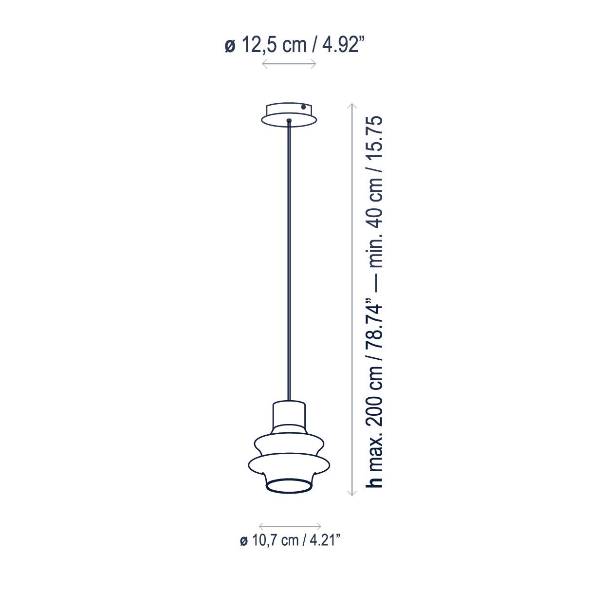 01l Light Drop S/01L (BJ 259012) - Zodiac Lighting