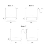 Product update_Decorative lamp made of blown glass Boya-1