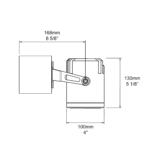 Hunza-Ultra-35-Wall-Spot-Light_WS-U35_Product-Diagram