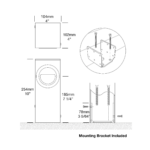 Hunza-Watchman-Bollard_WATCH-L_Product-Diagram